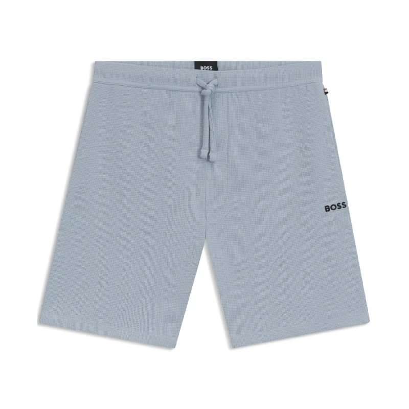 Image of Boss Waffle Pyjama Shorts Blue male S