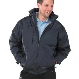 image of Bdri Weatherproof L Bomber Jacket Navy Blue