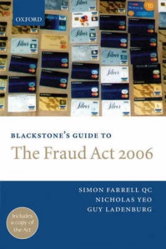 Image of Blackstones Guide to the Fraud Act 2006 by Simon Farrell Qc Book