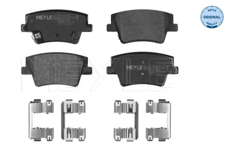 Image of Brake pad set MEYLE 025 240 0016