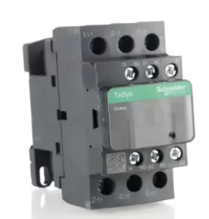 image of Schneider Electric TeSys D LC1D 3 Pole Contactor - 25 A, 24 V ac Coil, 3NO, 11 kW