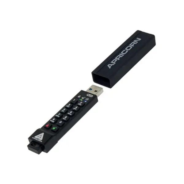 Image of Apricorn Aegis Secure Key 3NX Flash Drive 64GB Black ASK3-NX-64GB