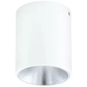 image of Eglo - Polasso LED Surface Mounted Downlight White, Silver