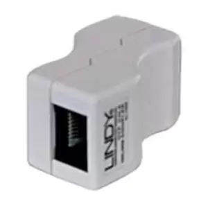 Image of Lindy RJ-45 Female -> Female UTP CAT6 (Line Coupler) RJ45 Grey