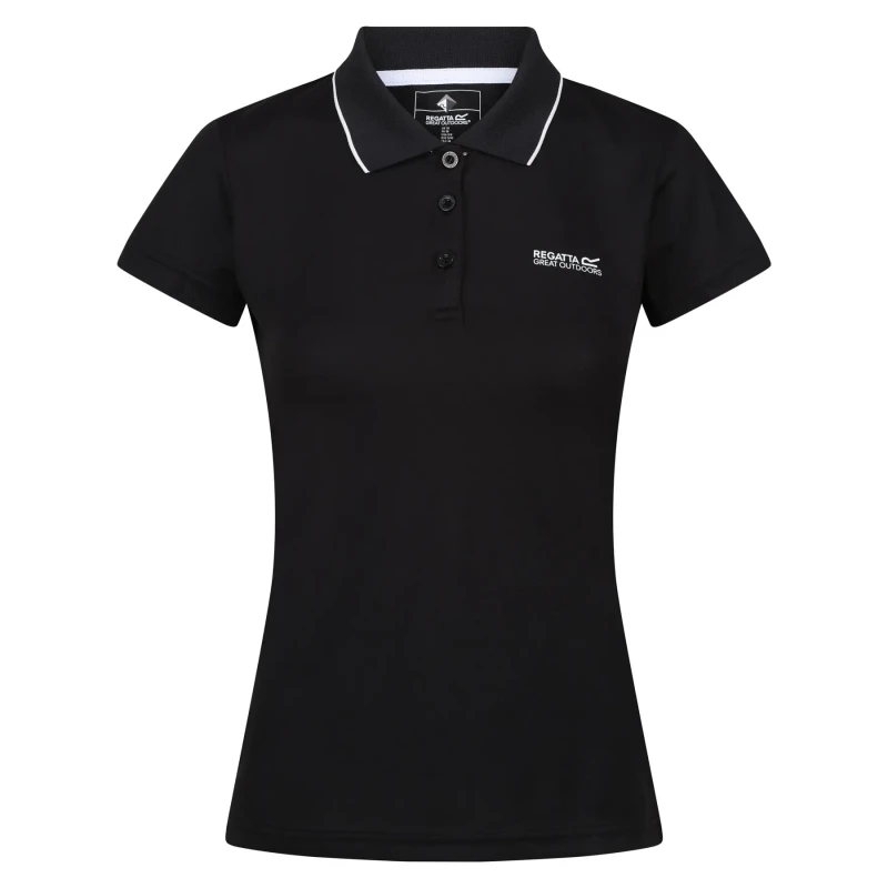 Image of Womens polo shirt Regatta Maverick V Noir Female 38