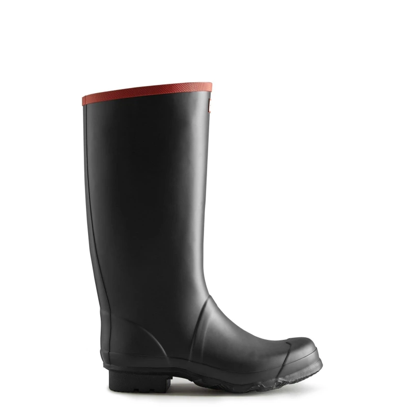 Image of Hunter Mens Argyll Full Knee Wellies Wellington Boots - UK 8 Black male ES3813BLK8