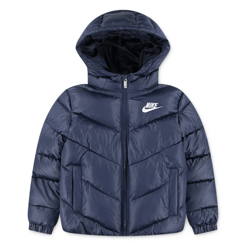 Image of Nike Swoosh Padded Jacket Midnight Navy unisex 2-3 Yrs