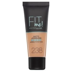 image of Maybelline Fit Me Matte and Poreless Foundation Rich Tan Nude