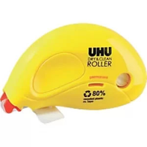 Image of UHU Permanent Glue Roller 6.5mm x 8.5m Yellow