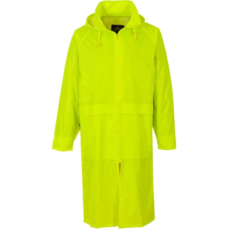 Image of Portwest Classic Rain Coat S438YER4XL Colour: Yellow