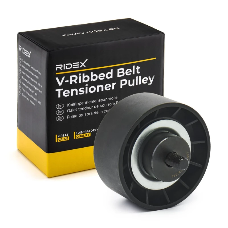Image of RIDEX 312D0065 Idler Pulley Deflection/Guide Pulley,v-ribbed belt (312)