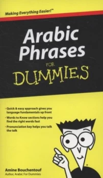 Image of Arabic Phrases for Dummies by Amine Bouchentouf Paperback