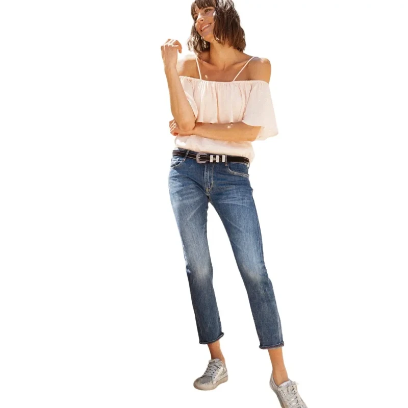 Image of Le Temps des cerises Womens boyfit jeans Le temps des cerises Sea 200/43 Bleu Female 30
