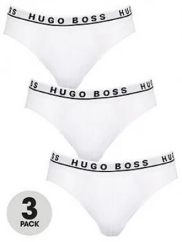 image of Hugo Boss 3 Pack Briefs White Size 2XL Men