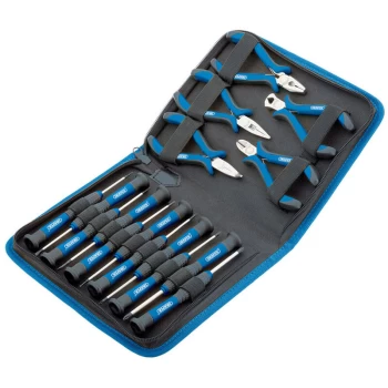 Image of 48958 Precision Pliers and Screwdriver Set (16 Piece) - Draper