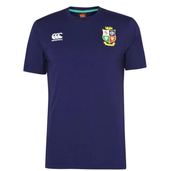 Image of Canterbury British and Irish Lions Jersey T Shirt Mens - Blue