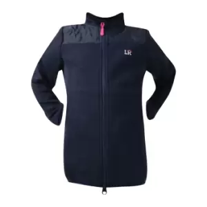 image of Little Rider Childrens/Kids Sophia Jacket (5-6 Years) (Navy/Pink)