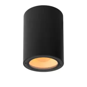 Image of Volantis Modern Surface Mounted Ceiling Spotlight Outdoor - Ø10,8cm - 1xE27 - IP54 - Black