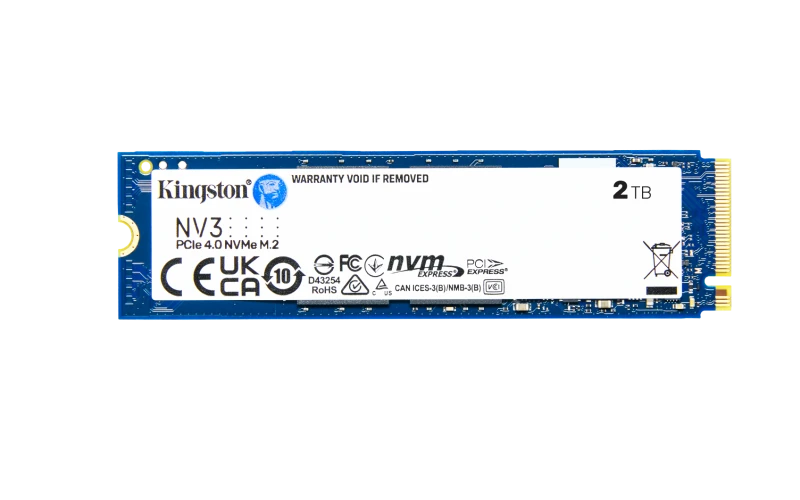 Image of 2TB Kingston NV3 M.2 2280 PCI Express 4.0 x4 NVMe Solid State Drive