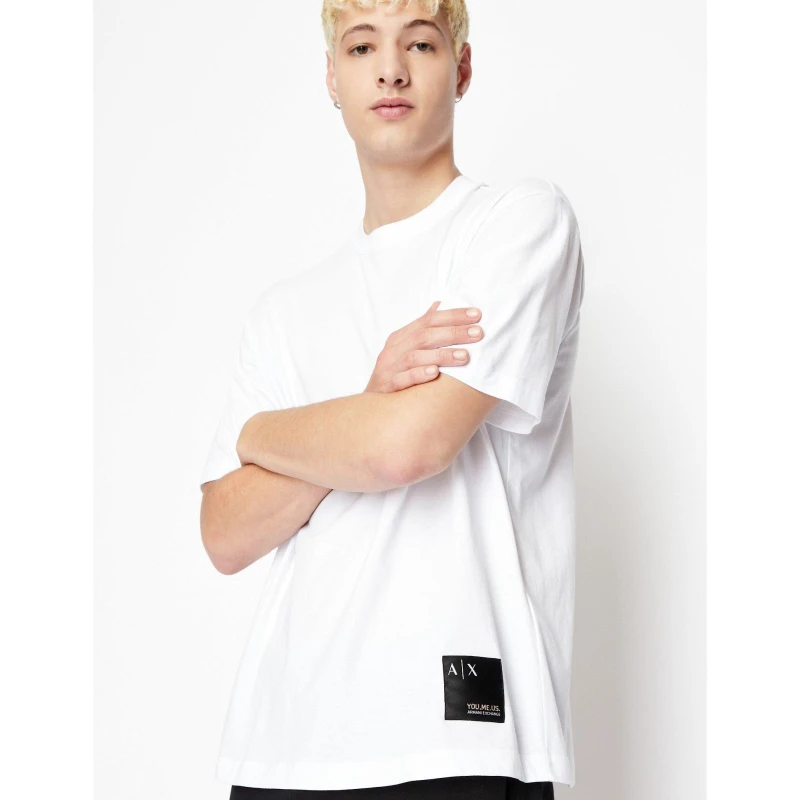 Image of ARMANI EXCHANGE AX T-Shirt - White White XS