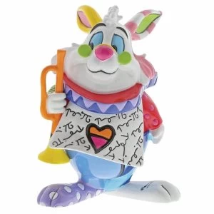 image of White Rabbit Alice In Wonderland Disney Britto Figurine