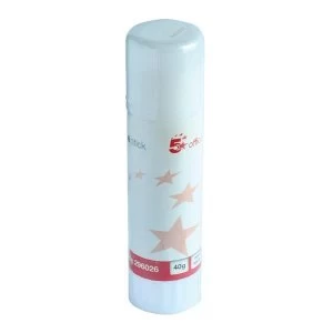 image of 5 Star Office 40g Large Glue Stick Solid Washable Non toxic