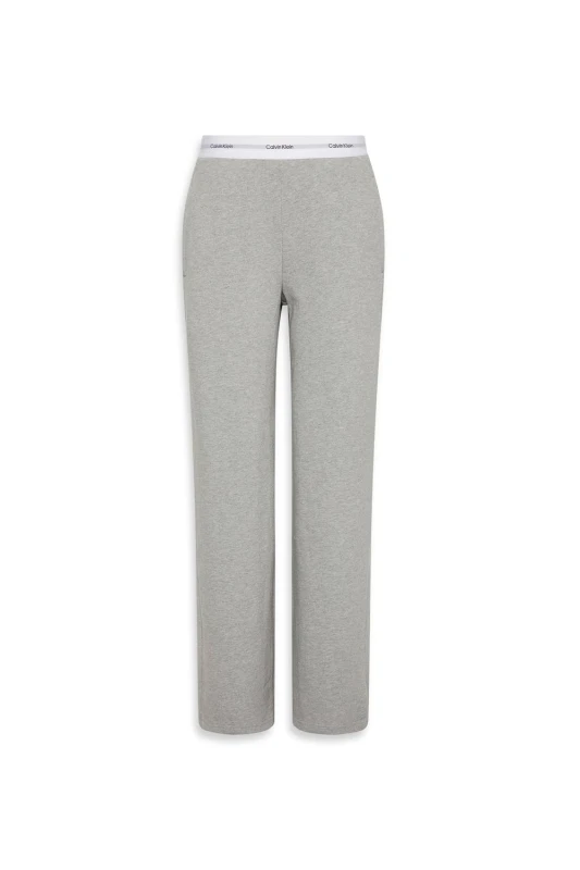Image of Calvin Klein Jeans LOGO JERSEY PANT womens Sleepsuits in Grey