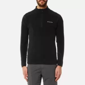 Image of Columbia Mens Klamath Range 2 Half Zip Fleece - Black - L - Black