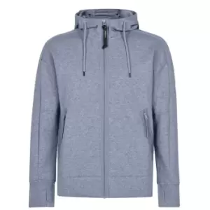 Image of CP COMPANY Goggle Full Zip Hoodie - Purple