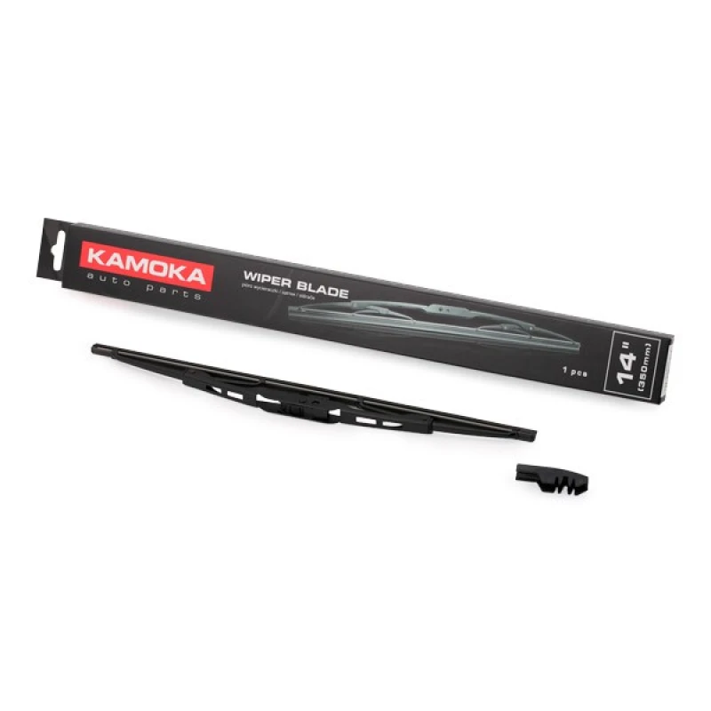 Image of KAMOKA 26350 Wiper blade Front, 350mm, Standard Wiper Blade (298)