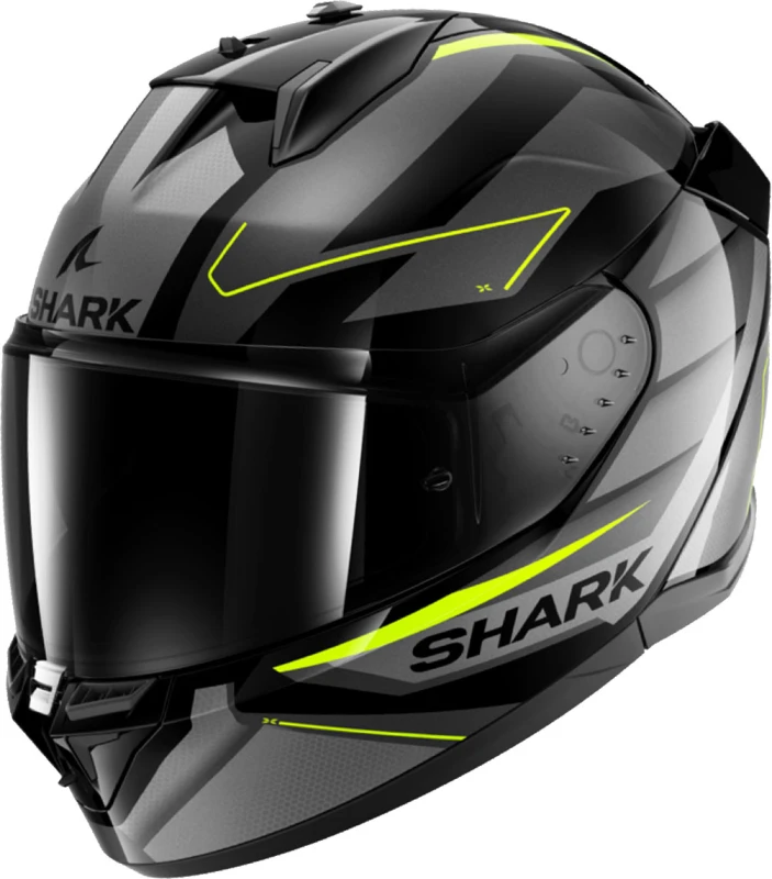 Image of Shark D-Skwal 3 Sizler Helmet, black-grey-blue, Size 2XL for Men
