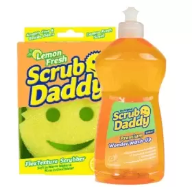 Image of Scrub Daddy Lemon Fresh Sponge and Dish Soap Combo