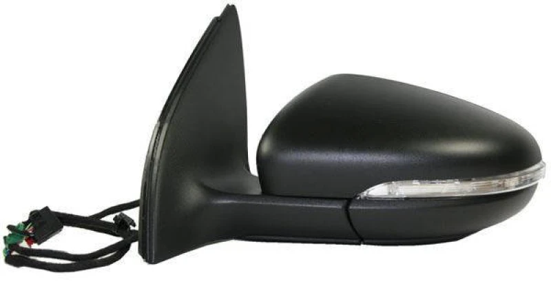 Image of ALKAR 6126124 Wing mirror Right, Electric, Convex, Housing with Black interior Outside Mirror (50)