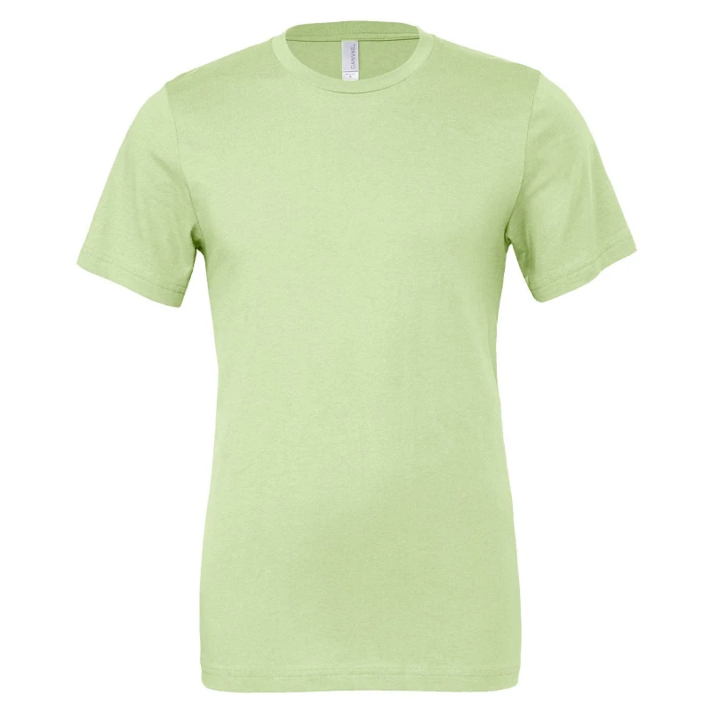 Image of Bella + Canvas Mens Jersey Crew Neck T-Shirt in Bottle Green Size: 2XL Bottle Green Male 2XL