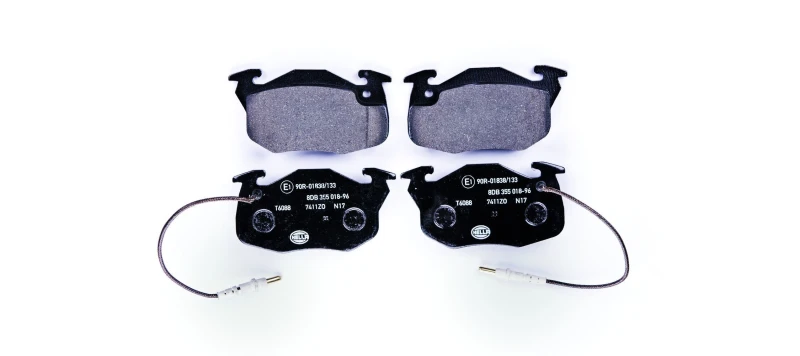Image of HELLA Brake pad set HELLA 8DB 355 018-961