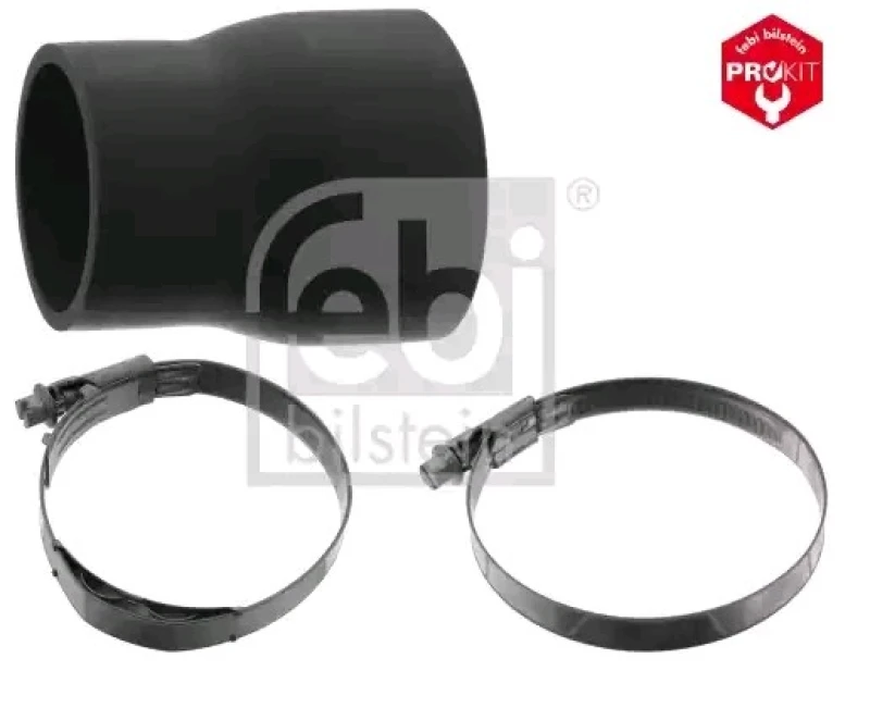Image of FEBI BILSTEIN 49154 Radiator Hose OE Turbo NEW, Silicone, with clamps Silicone Radiator Hose (475)