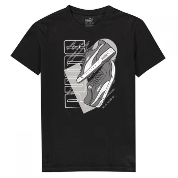 Puma Sneakers T Shirt Junior Boys - Black