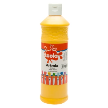 Image of Scola AM600/21 Artmix Ready-mix Paint 600ml - Yellow