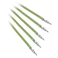 Image of BitFenix Alchemy 2.0 PSU Cable, 5x 40cm - NV Green