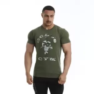 image of Golds Gym Printed T Shirt Mens - Green