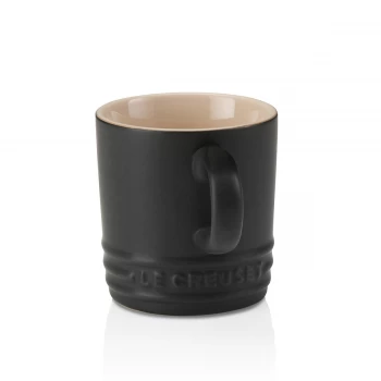 Image of Le Creuset Stoneware Espresso Mug 100ml Satin Black