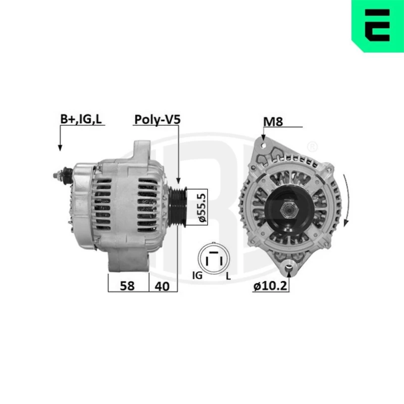 Image of ERA Alternator ERA 209661A