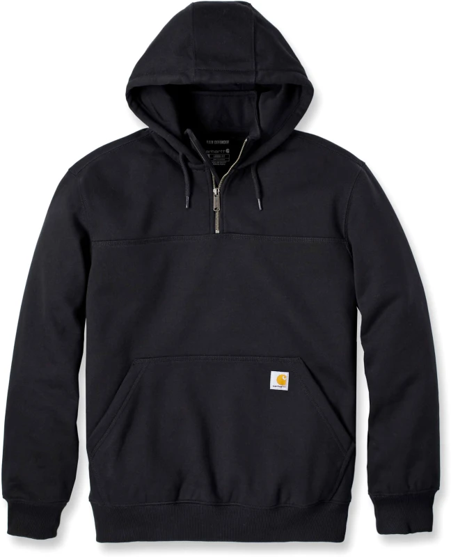 Image of Carhartt Heavyweight Quater-Zip, hoodie , color: Black , size: S