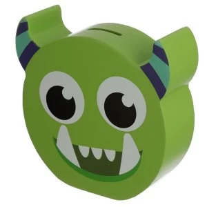 image of Green Monster Monstarz Shaped Money Box