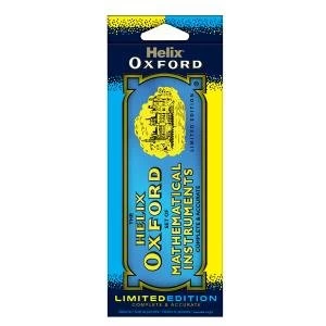 image of Helix Oxford Limited Edition 9 Piece Maths Set Blue Pack of 5 170518