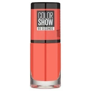 Image of Maybelline Color Show 110 Urban Coral Nail Polish 7ml