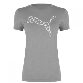 Puma Big Cat Tee Womens - Castlerock