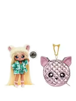 Image of Na! Na! Na! Surprise Surprise 2-In-1 Pom Doll Glam Series 1 (Metallic) Asst