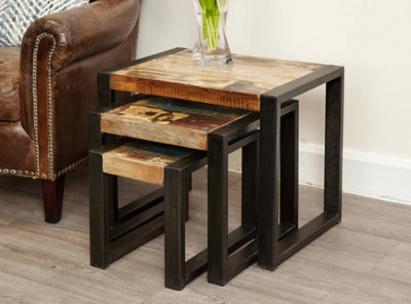Image of Baumhaus Urban Chic Nest Of Three Tables