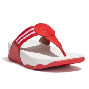Image of Fit Flop Womens Walkstar Webbing Toe Post Sandals UK Size 7 (EU 41)